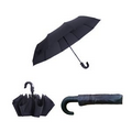 46" Auto Open & Close Windproof Compact Umbrella